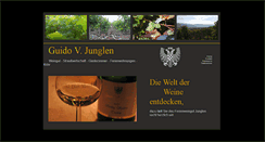 Desktop Screenshot of ferienweingut-junglen.de