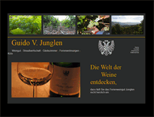 Tablet Screenshot of ferienweingut-junglen.de